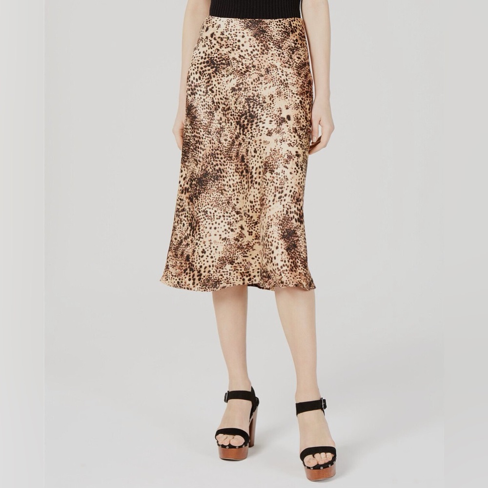Cotton Candy LA Satin Midi Skirt